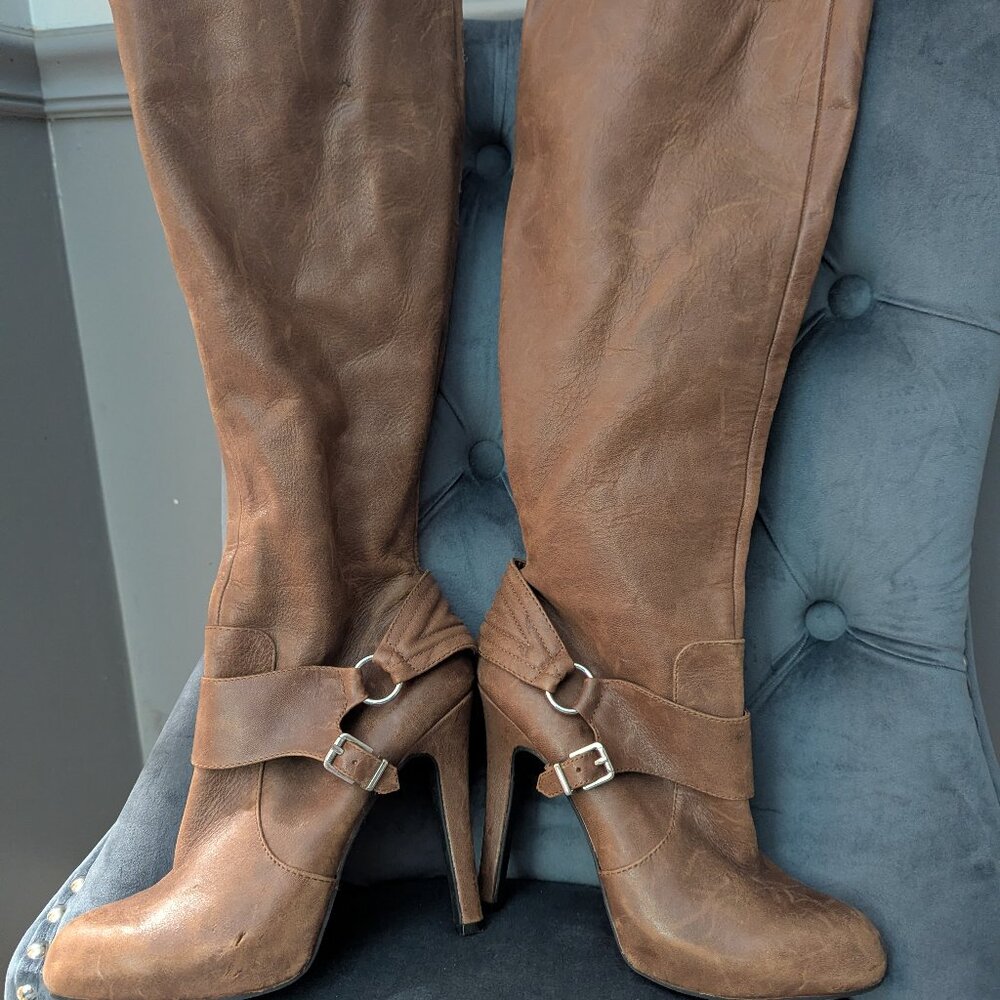 Jessica Simpson Leather Tall Boots